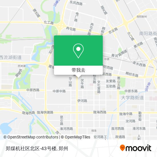 郑煤机社区北区-43号楼地图