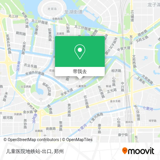 儿童医院地铁站-出口地图