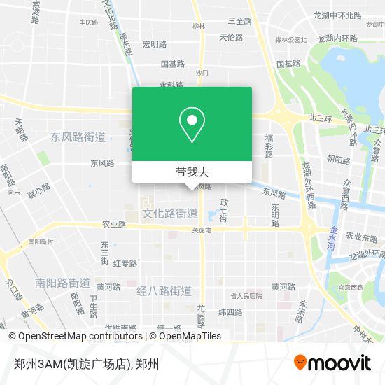 郑州3AM(凯旋广场店)地图