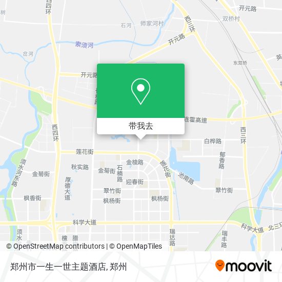 郑州市一生一世主题酒店地图