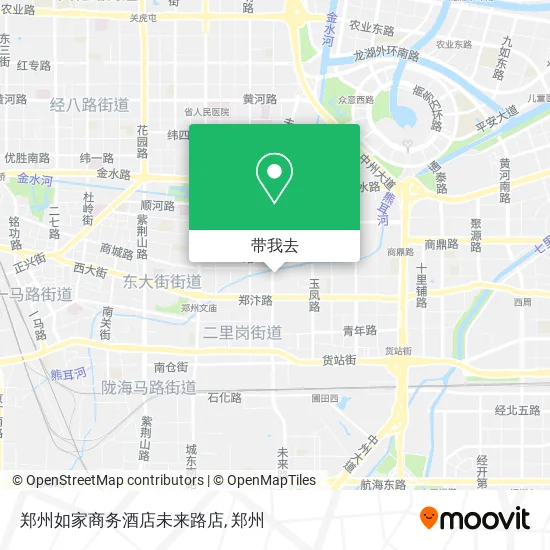 郑州如家商务酒店未来路店地图