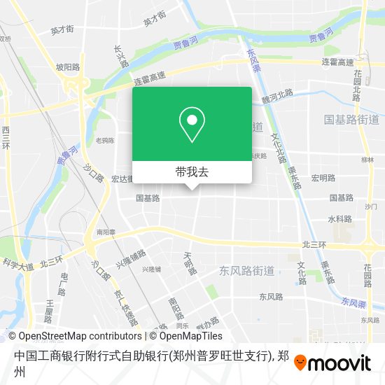 中国工商银行附行式自助银行(郑州普罗旺世支行)地图