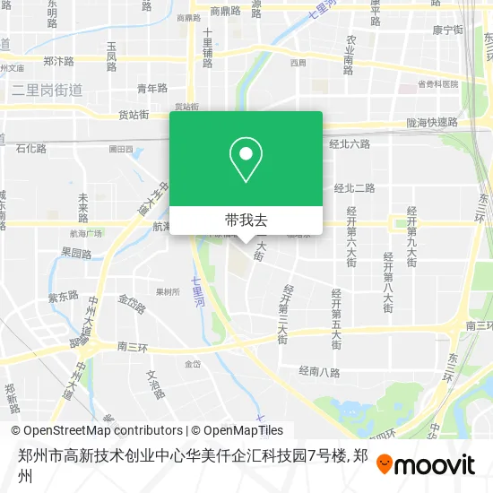 郑州市高新技术创业中心华美仟企汇科技园7号楼地图