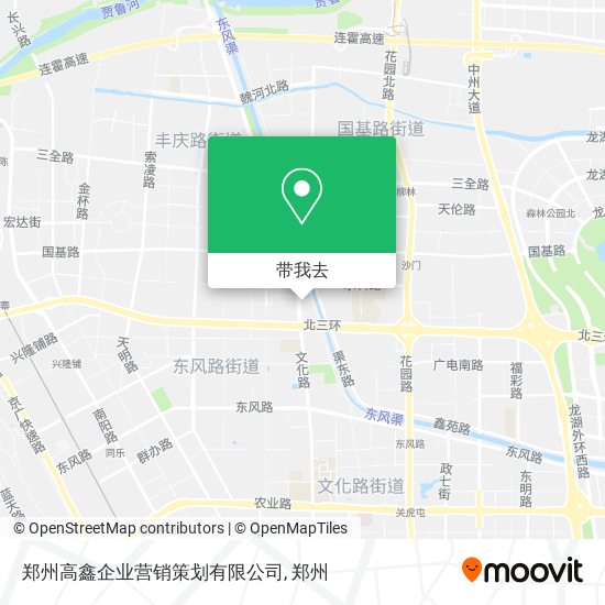 郑州高鑫企业营销策划有限公司地图