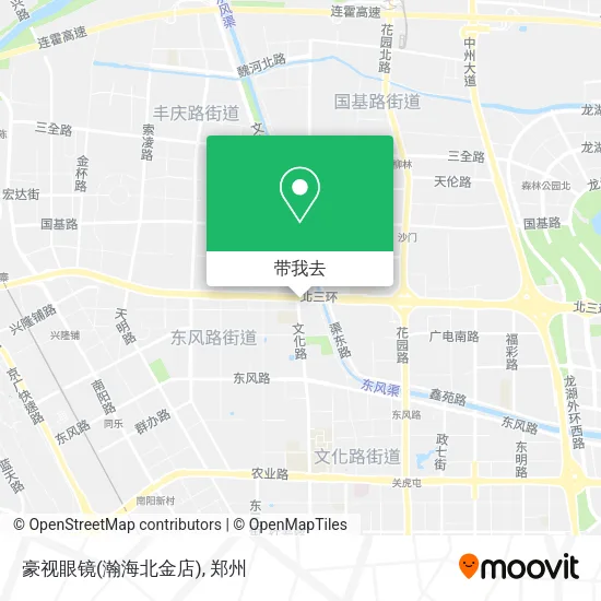 豪视眼镜(瀚海北金店)地图