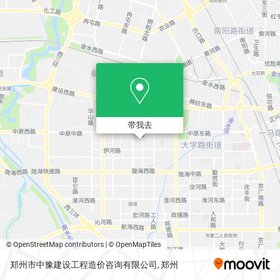 郑州市中豫建设工程造价咨询有限公司地图