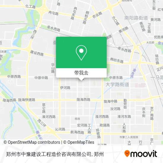 郑州市中豫建设工程造价咨询有限公司地图