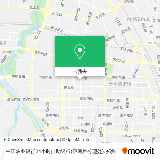 中国农业银行24小时自助银行(伊河路分理处)地图