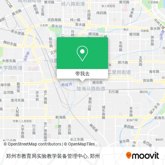 郑州市教育局实验教学装备管理中心地图