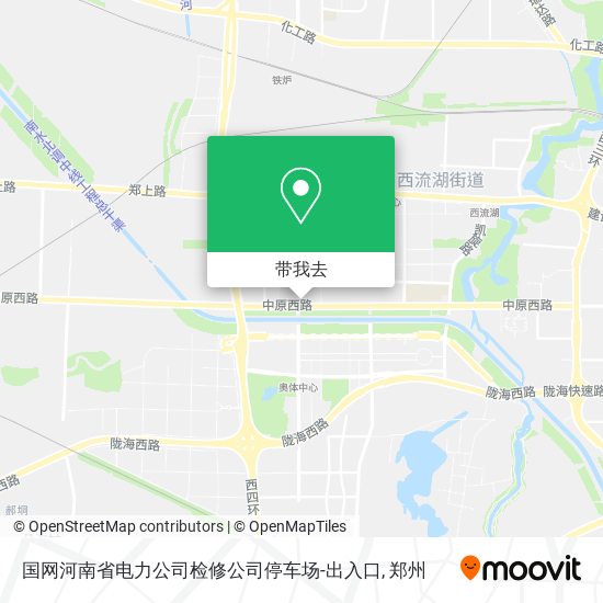 国网河南省电力公司检修公司停车场-出入口地图