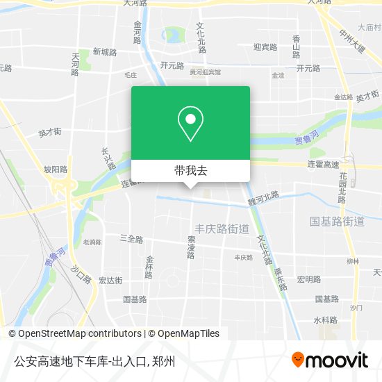 公安高速地下车库-出入口地图