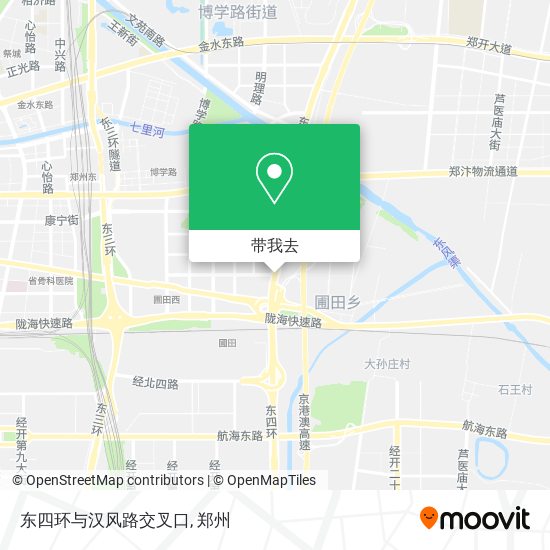 东四环与汉风路交叉口地图