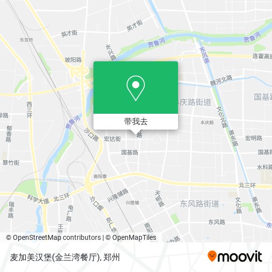 麦加美汉堡(金兰湾餐厅)地图