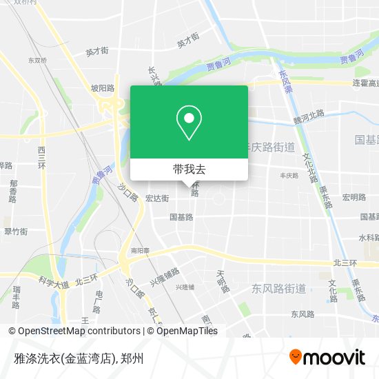 雅涤洗衣(金蓝湾店)地图