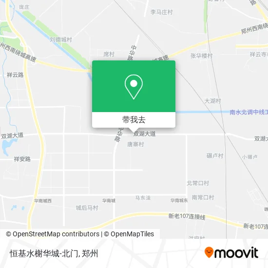 恒基水榭华城-北门地图