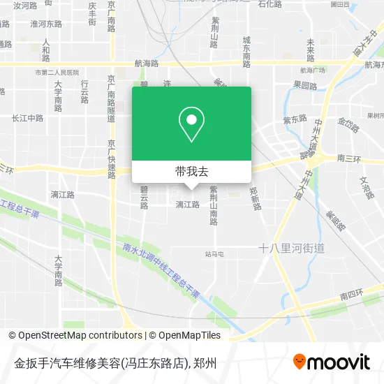 金扳手汽车维修美容(冯庄东路店)地图