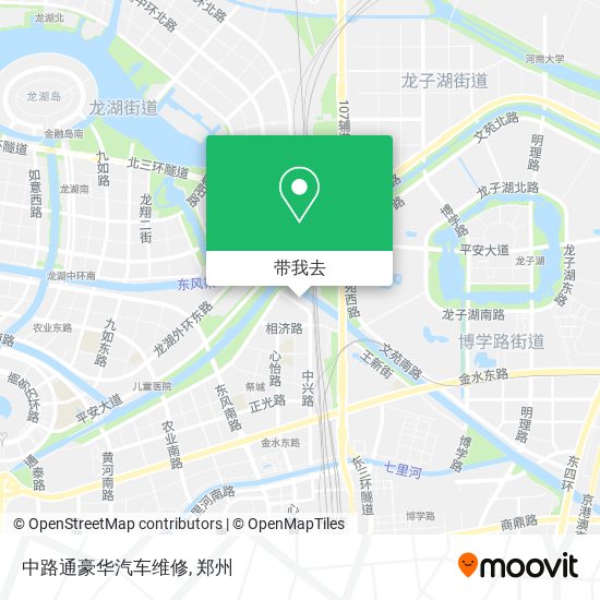 中路通豪华汽车维修地图