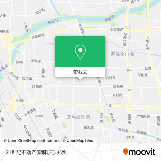21世纪不动产(朝阳店)地图