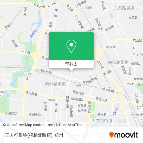三人行眼镜(桐柏北路店)地图
