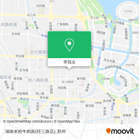 湖南米粉牛肉面(经三路店)地图