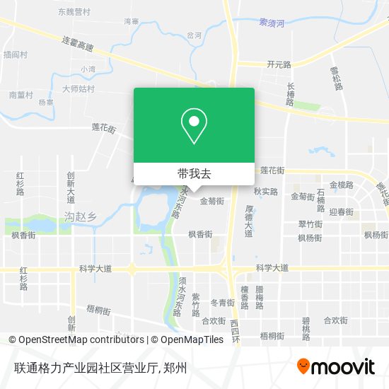 联通格力产业园社区营业厅地图