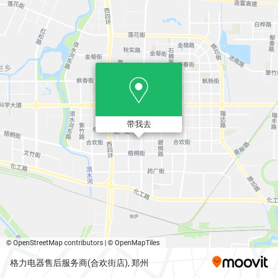 格力电器售后服务商(合欢街店)地图