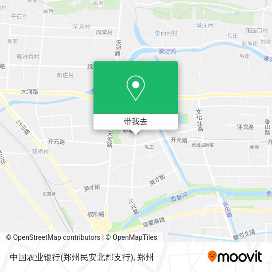 中国农业银行(郑州民安北郡支行)地图