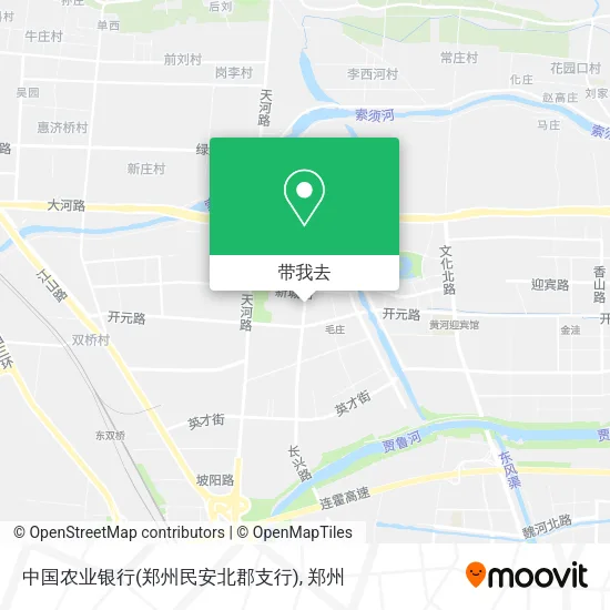 中国农业银行(郑州民安北郡支行)地图