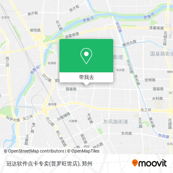 冠达软件点卡专卖(普罗旺世店)地图