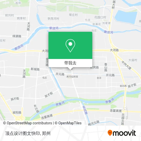 顶点设计图文快印地图