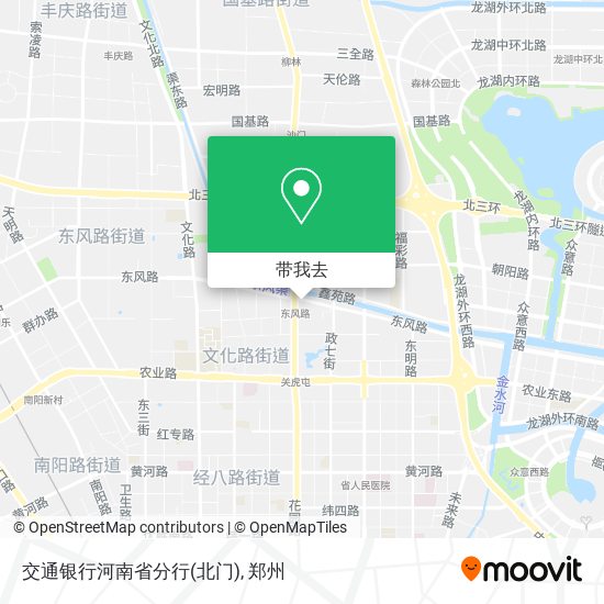 交通银行河南省分行(北门)地图