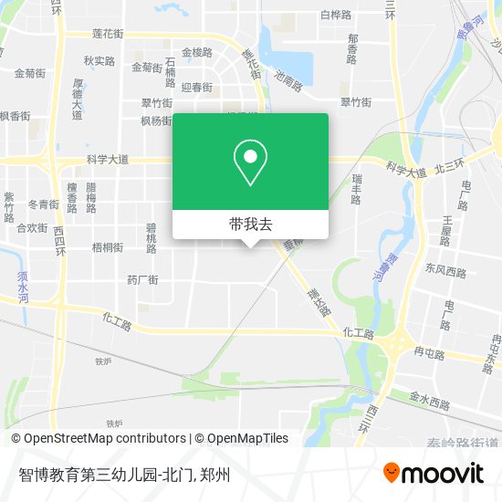 智博教育第三幼儿园-北门地图