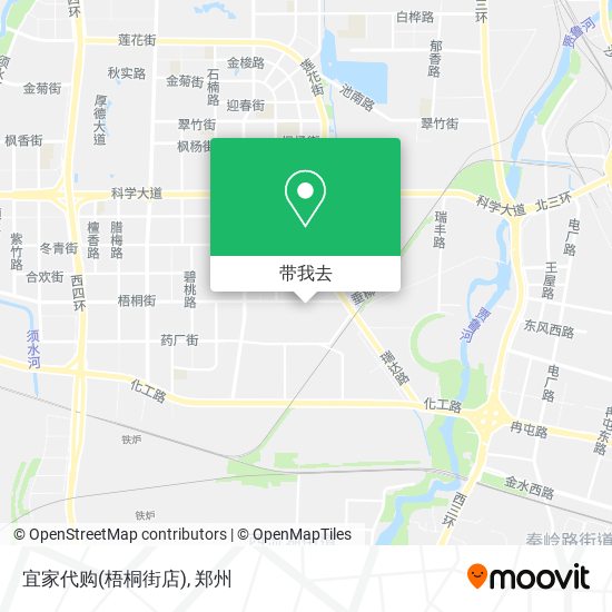 宜家代购(梧桐街店)地图