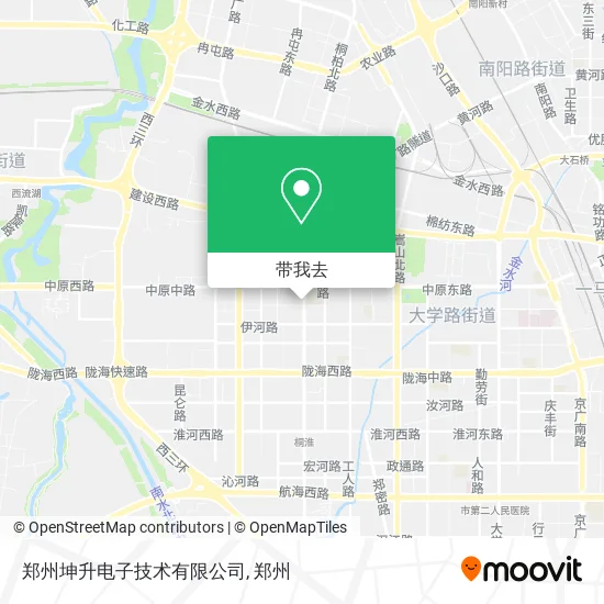 郑州坤升电子技术有限公司地图