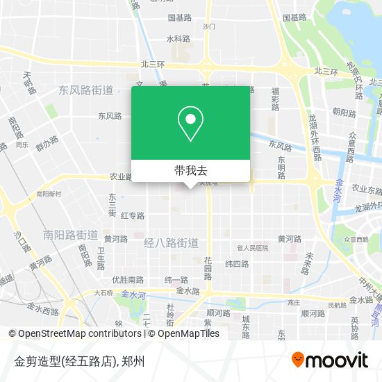 金剪造型(经五路店)地图