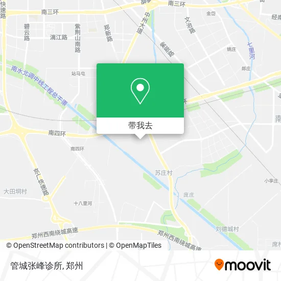 管城张峰诊所地图