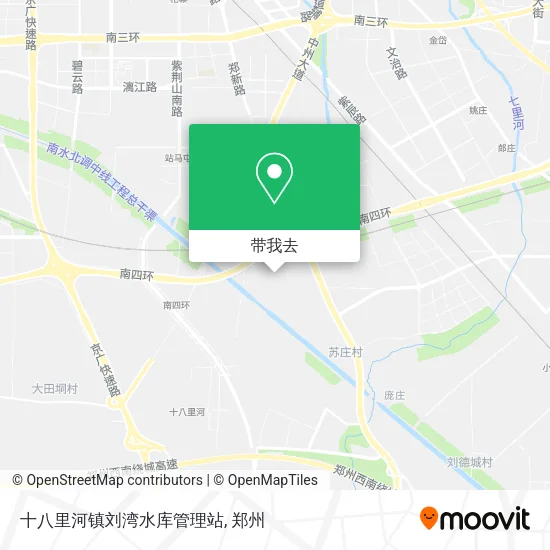 十八里河镇刘湾水库管理站地图