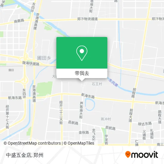 中盛五金店地图