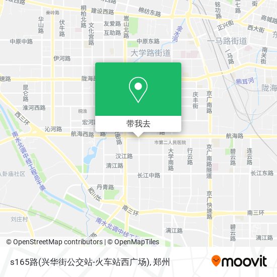 s165路(兴华街公交站-火车站西广场)地图