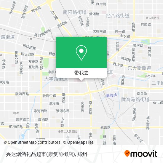 兴达烟酒礼品超市(康复前街店)地图