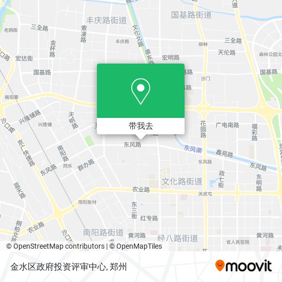 金水区政府投资评审中心地图