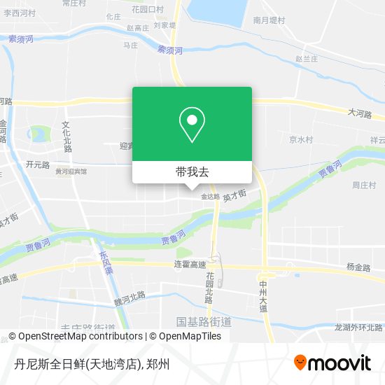 丹尼斯全日鲜(天地湾店)地图