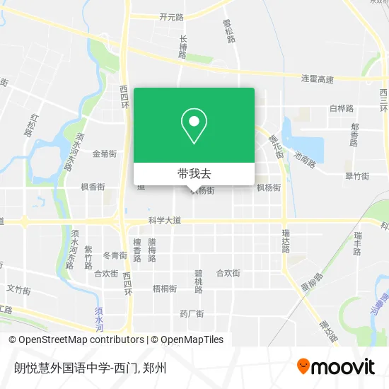 朗悦慧外国语中学-西门地图