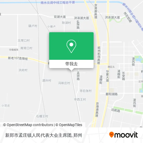 新郑市孟庄镇人民代表大会主席团地图