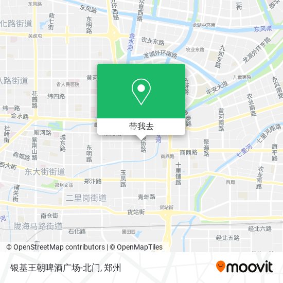 银基王朝啤酒广场-北门地图