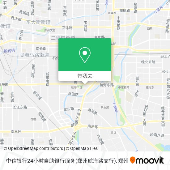 中信银行24小时自助银行服务(郑州航海路支行)地图