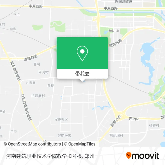 河南建筑职业技术学院教学-C号楼地图