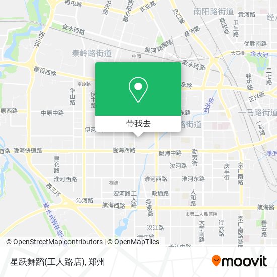星跃舞蹈(工人路店)地图