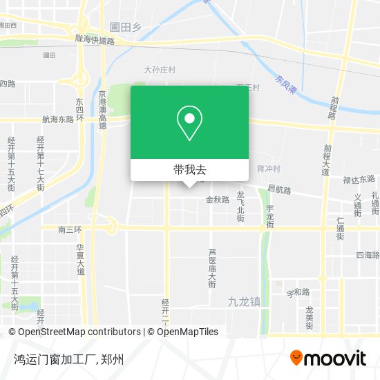 鸿运门窗加工厂地图