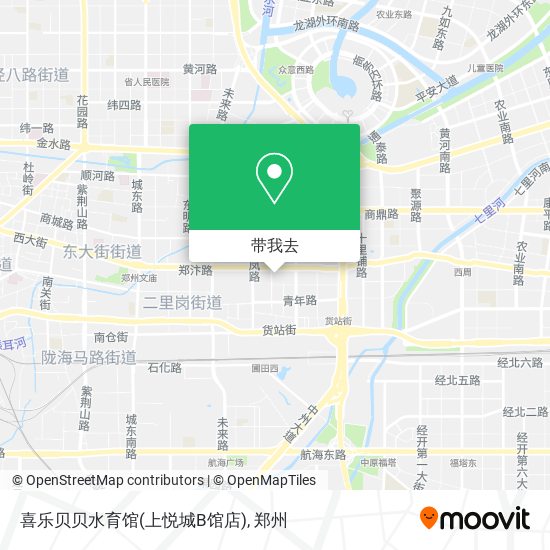 喜乐贝贝水育馆(上悦城B馆店)地图